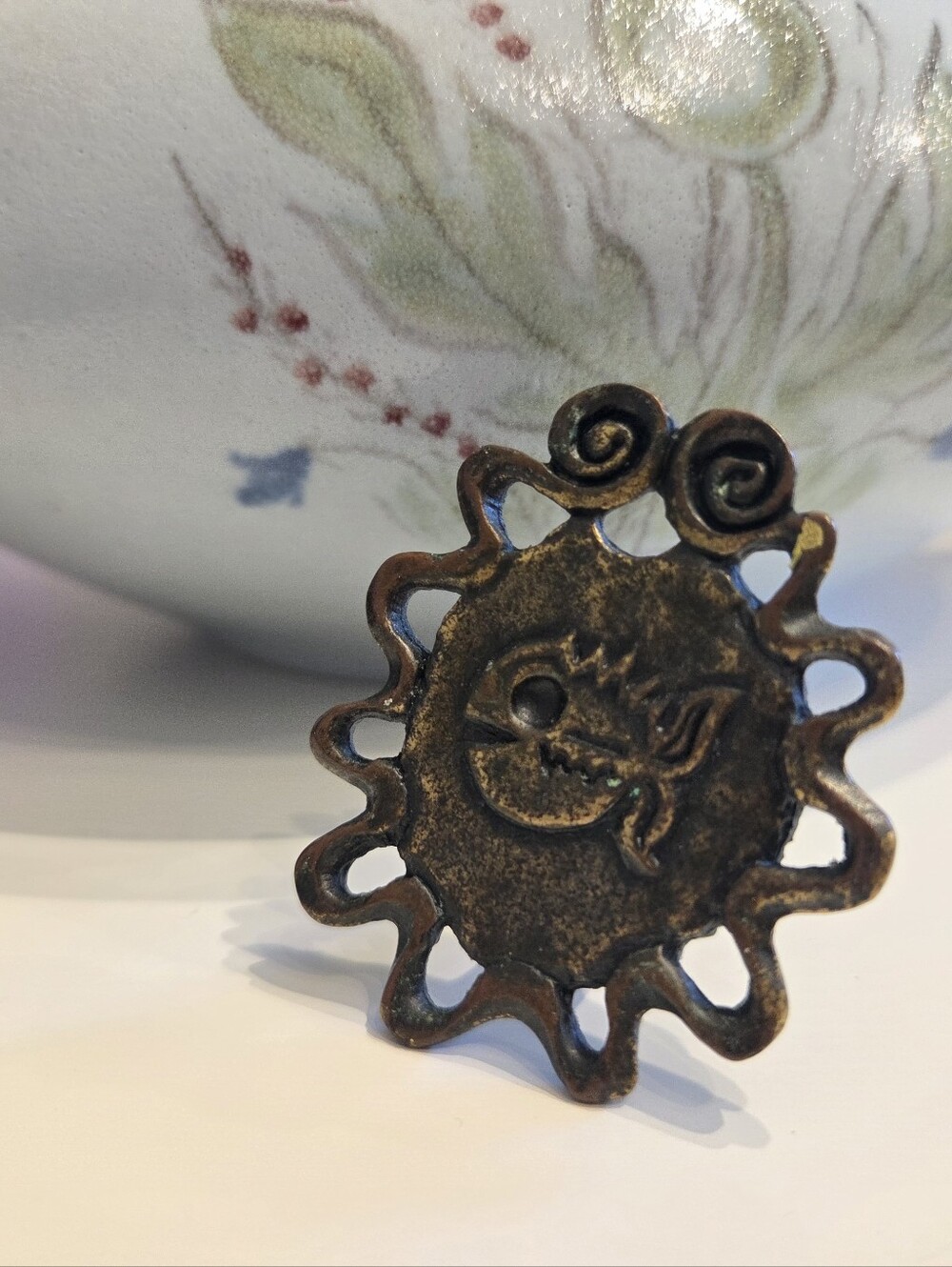 Single Whimsical Drawer Knob With Fish Design